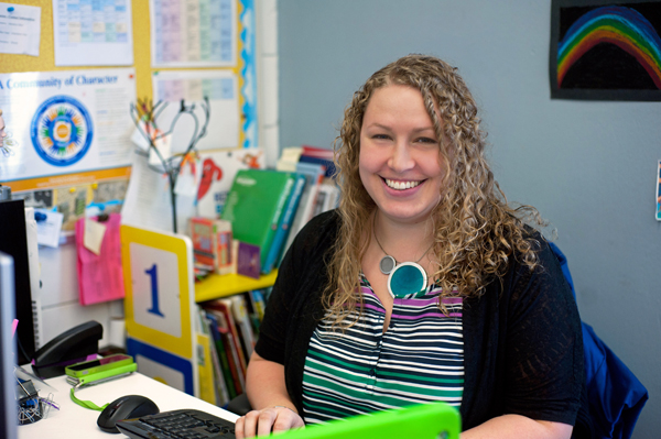 Churchill Alternative School teacher Shauna Pollock is a new recipient of the Prime Minister's Teaching Award for Excellence. Photos by Kate Settle.