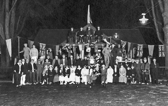 This photo of the HPLBC Membership, by an unknown photographer, was taken after a tournament that concluded the Club’s second season in September 30, 1915.