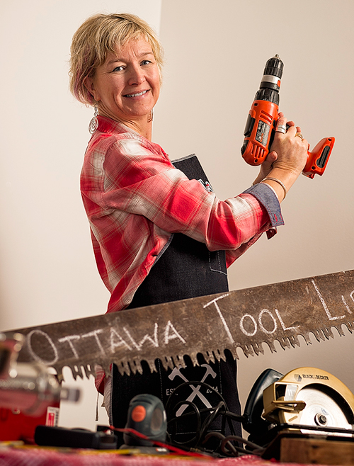 Bettina Vollmerhausen is building the first Tool Library in Ottawa.?Photo by Ted Simpson