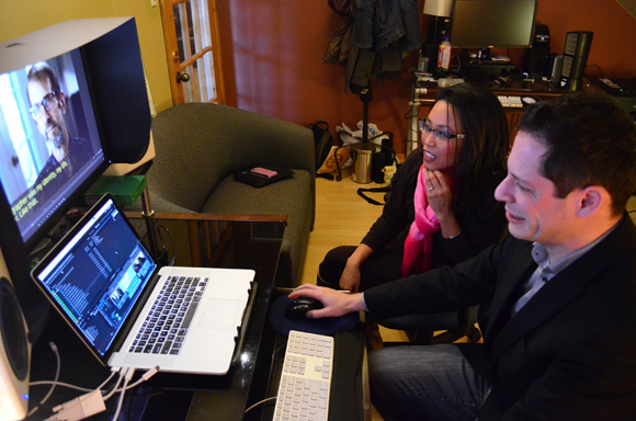 Talent Untapped’s director Anna-Karina Tabuñar and lead editor Kevin Friel, aim to shine a light on the underutilized potential of those living with disabilities. Photo by Jack Lawson.