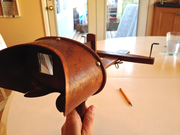 This early example of 3D entertainment was once a fixture in Canadian parlours. Photo submitted by Sabrina McTaggart.