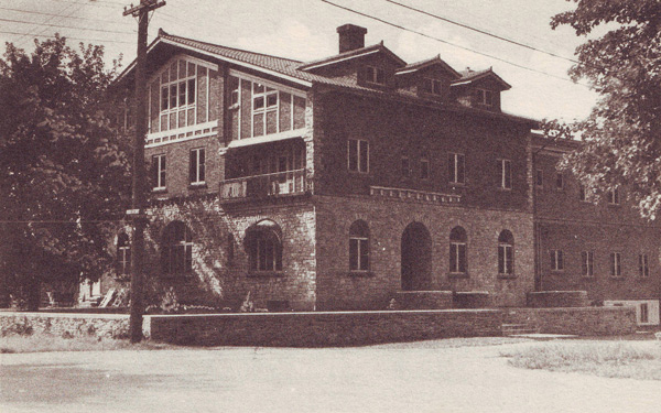 This is a view of Maison Jeanne D’Arc in the 1940s. It was saved from demolition ten years ago by local residents. Photo submitted by Dave Allston