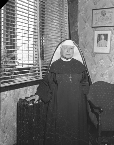 Photo of Sister Marie Thomas D'Aquin courtesy of the City of Ottawa archives.