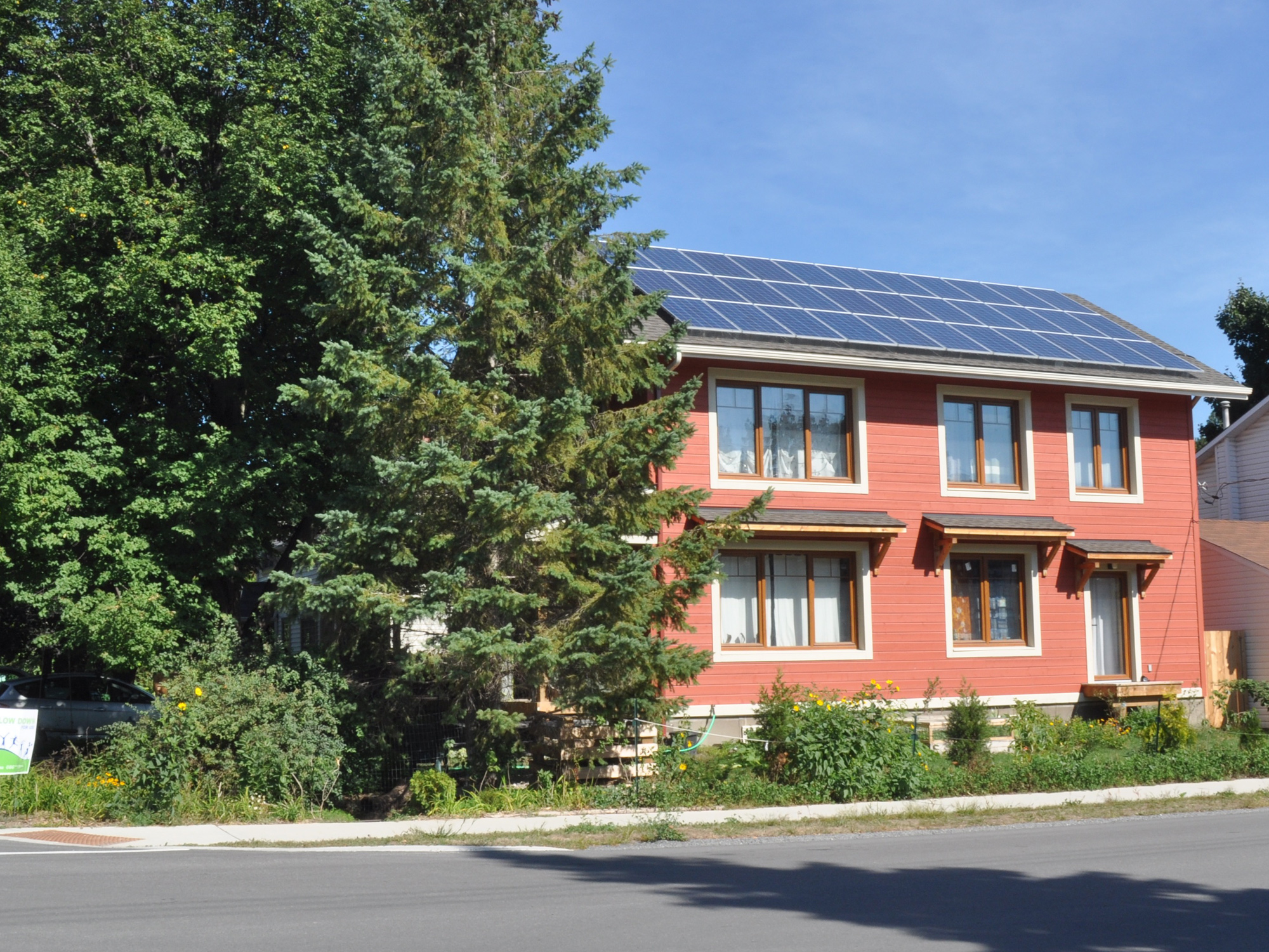 This eco home is not your typical Westboro infill. Photo by Andrea Tomkins