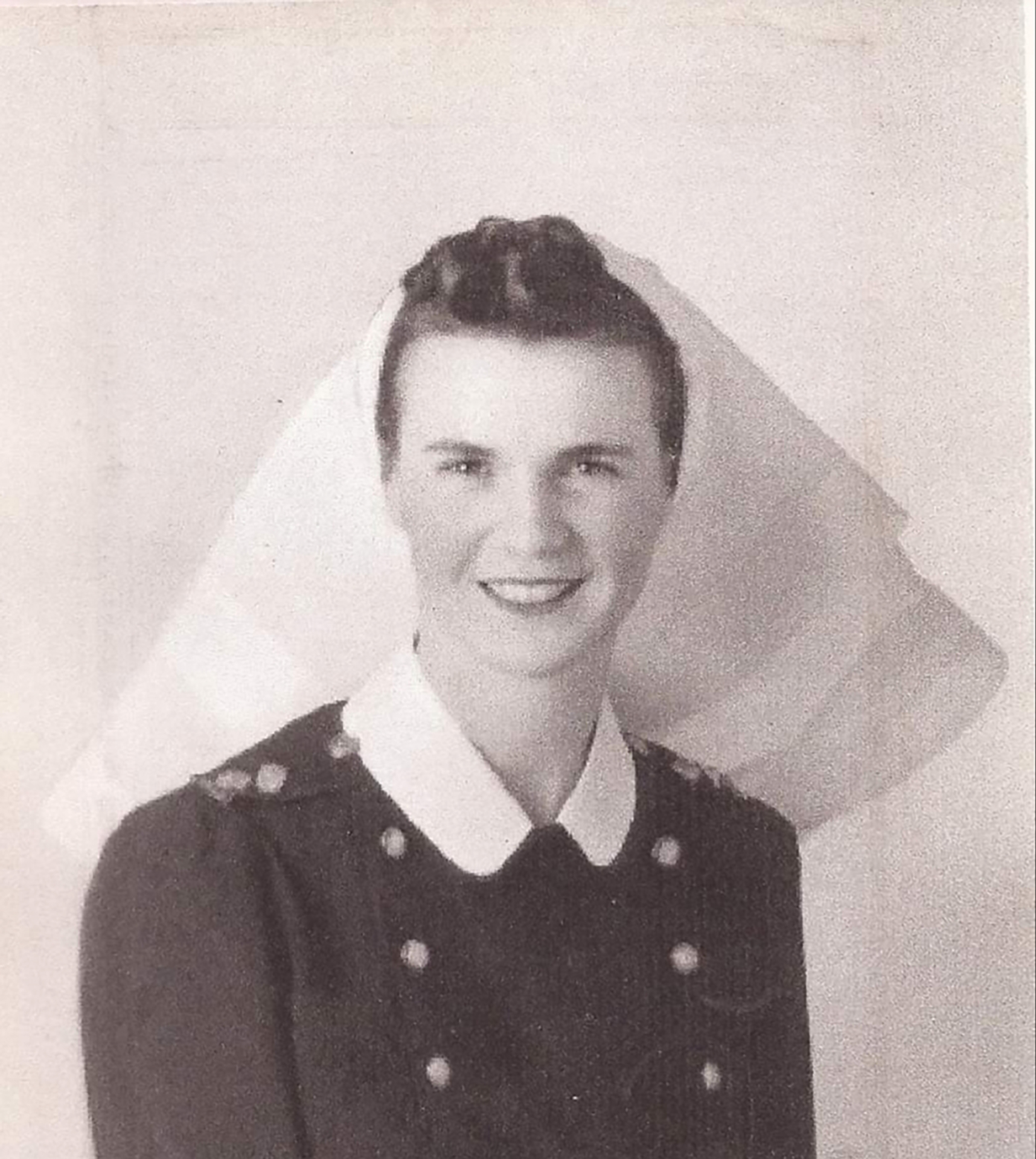 A photo of Ida Crocker in the Canadian military in WWII.