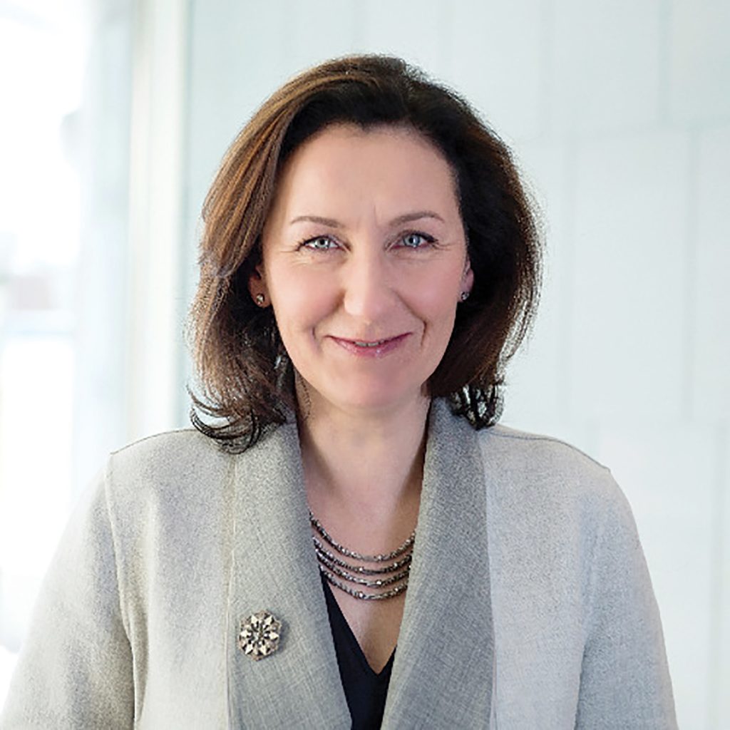 A headshot of Dr. Florence Dzierszinski against a white background