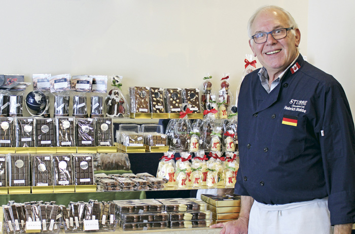 Stubbe Chocolates has opened its doors at 1224 Wellington St. W. While other chocolatiers in Kitchissippi have come and gone, Chef Heinrich Stubbe notes that he is in it for the long haul. Photo by Paula Roy