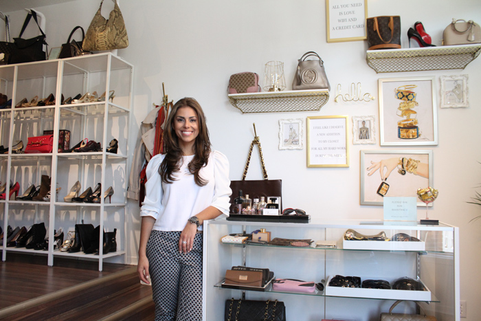 Owner-founder Dia Shams says she is excited to bring designer brands to Ottawa through her new luxury consignment store Valamode.