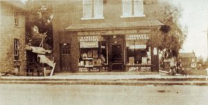 Harmer's Drug Store (now Petit Bill's Bistro) 1928 (Photo courtesy of Mrs. Joanne Bocking)