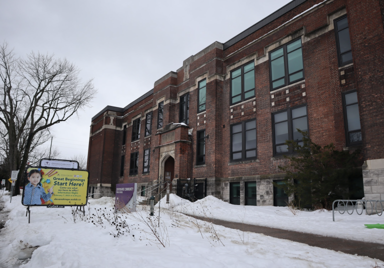 The exterior of Devonshire Public School