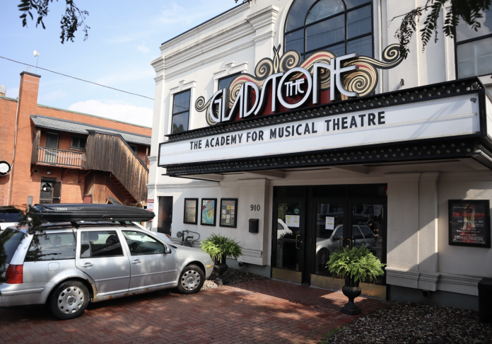 The exterior of the Gladstone theatre.