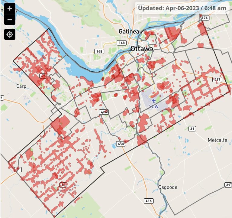 Few thousand Westboro and McKellar Park residents remain in the dark after ice storm