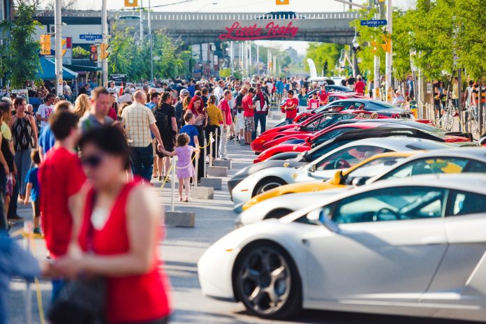 Spectators take part in Italian Festival activities on Preston Street. Provided Photo.