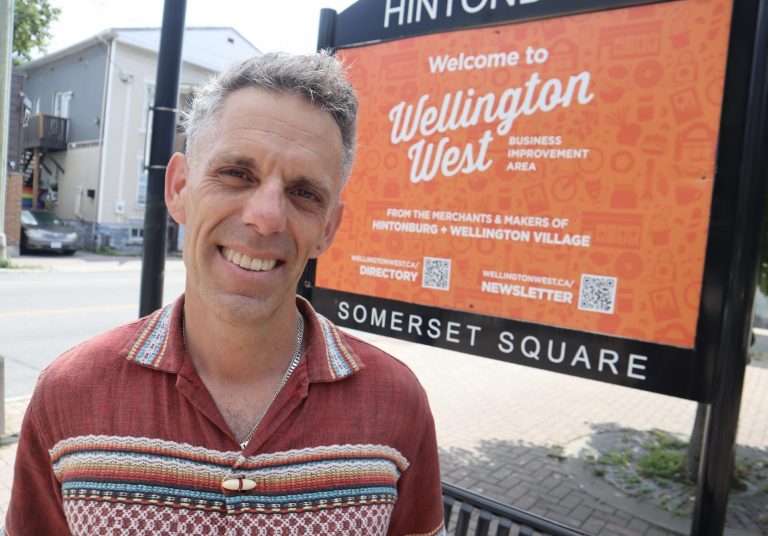 Aron Slipacoff hopes to bring a more collaborative approach to the Wellington West BIA. Photo by Charlie Senack. 