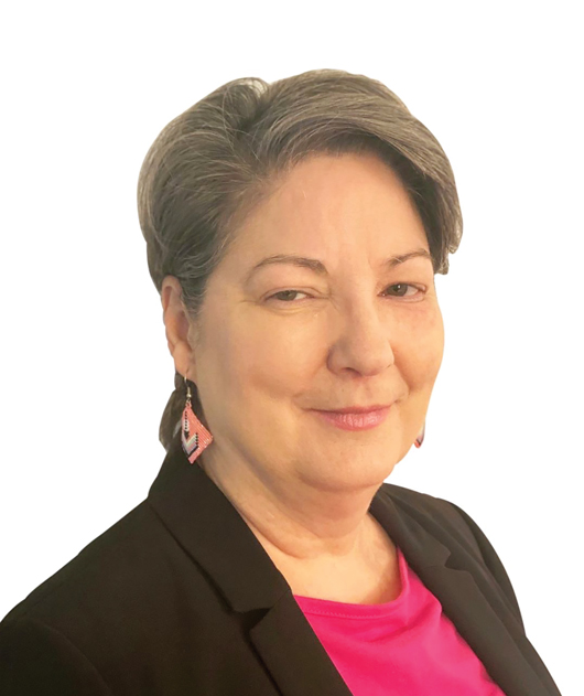 A professional headshot of Debra Wright against a white background