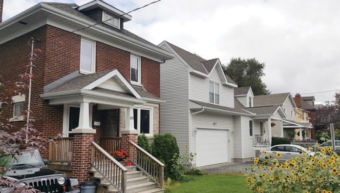 A row of houses