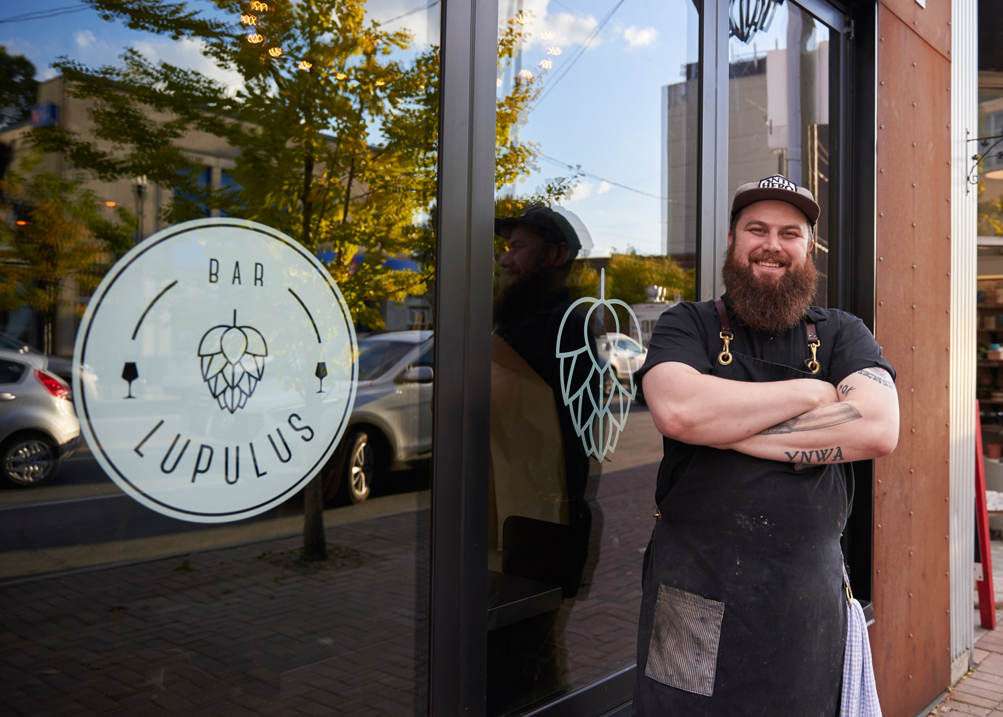 Co-owner of Bar Lupulus, Jeff Bradfield. Photo by Ellen Bond