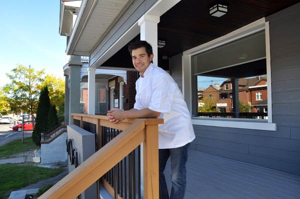 Jason Sawision is the chef and owner of Stofa Restaurant, which opened on October 4 at 1356 Wellington St. W. Photo by Andrea Tomkins