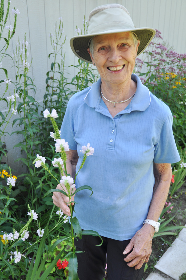 Wesley Avenue resident, Eileen Hunt, brought together her neighbours to beautify their local park. There’s a special tulip-planting event planned for September 30 too. Photo by Andrea Tomkins