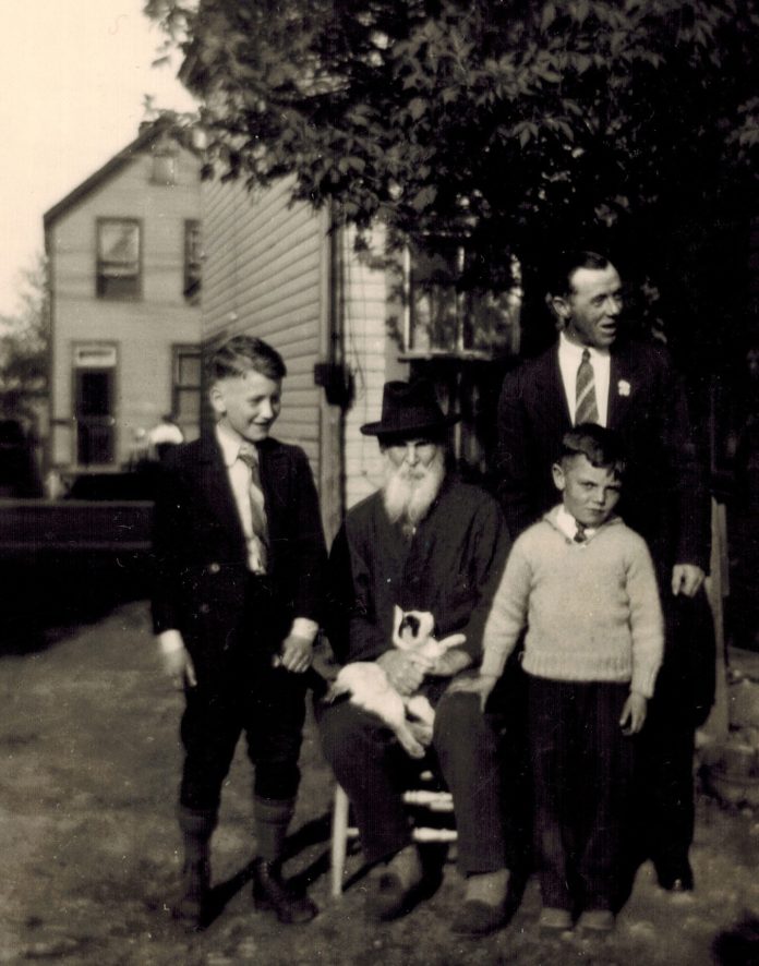 François-Xavier (F.X.) Sauvé (centre) was one of the original residents of Mechanicsville. He’s also Dave Allston’s great- great- great- grandfather. Photos courtesy of Dave Allston.