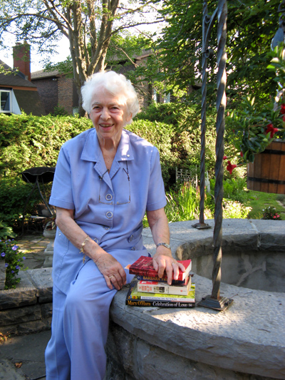 Grete Hale, 86, hopes to spend sunny afternoons reading this summer in the garden of her historical property. 