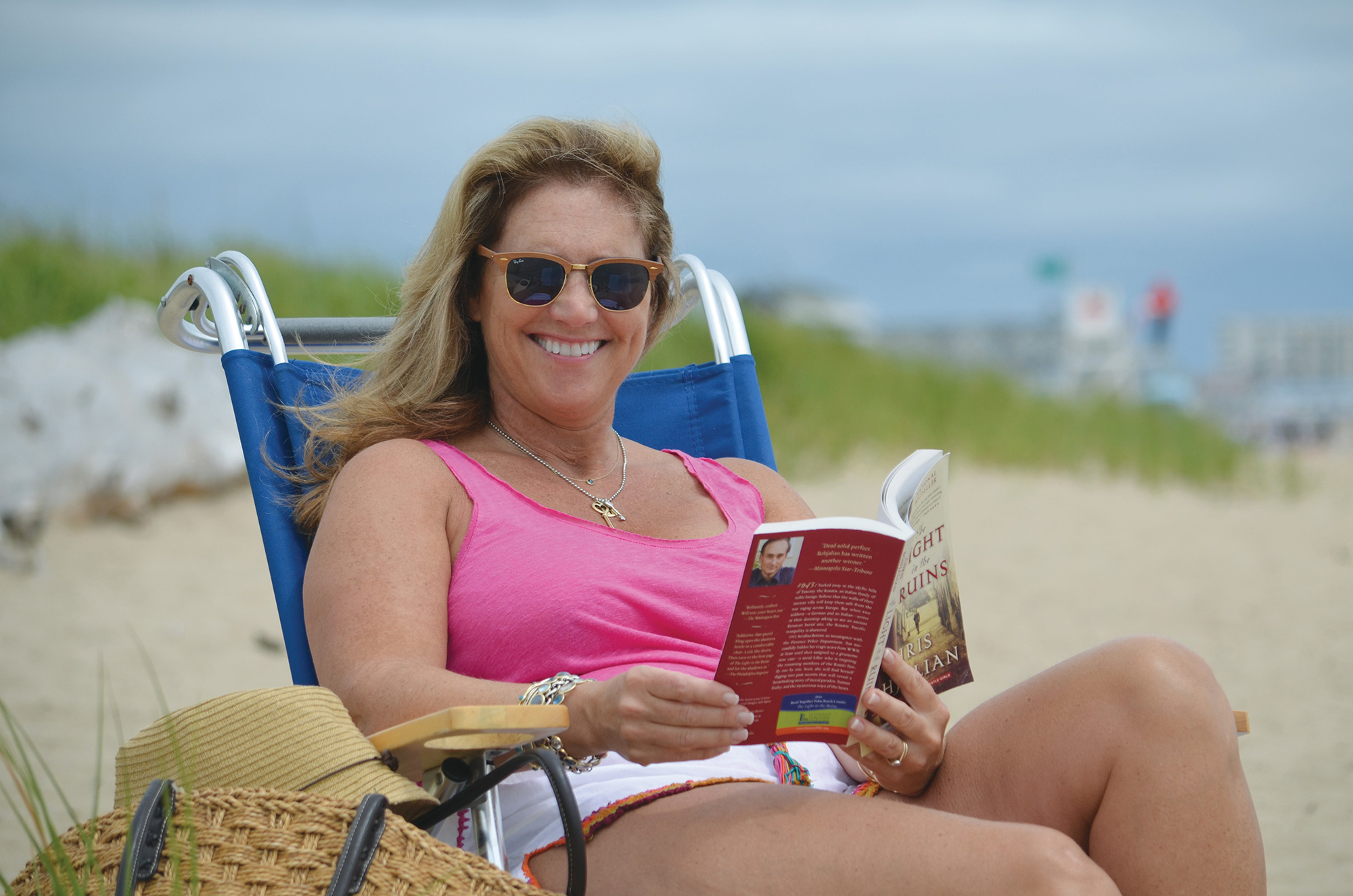 “When I go on vacation, I always have a book,” says Mary Taggart, Editor-in-Chief of Ottawa at Home magazine. Photo by Ken Fraser