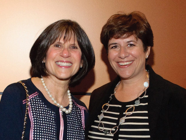 Sharon Appotive (left) the Women’s Campaign Chair for the 2016 Annual Campaign, with Kitchissippi’s Andrea Freedman, the President and CEO of the Jewish Federation of Ottawa. Photo by Howard Sandler