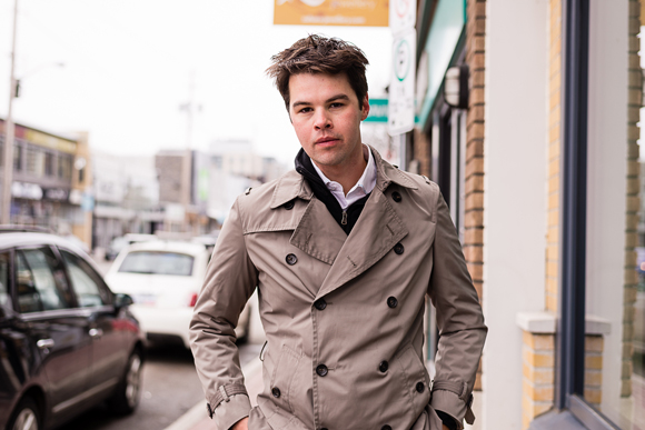 Westboro’s Alessandro Belamonte was passing by on his way to Baker Street Café. When he heard what was going on he went straight inside to get the test. Photos by Ted Simpson.|Dustin York is a friend of Allen Carpenter’s who has family in Westboro. York was busy persuading passersby to come in to Gezellig and get swabbed.