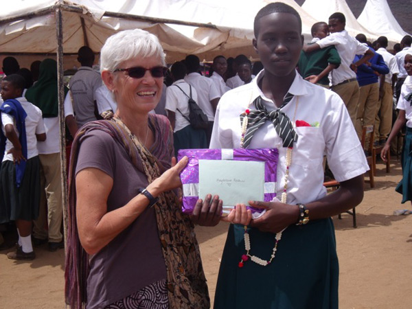 Virginia Taylor is a volunteer board member and the educational coordinator of a small Ottawa-based NGO called TEMBO whose main focus is to promote education for Maasai girls in Longido and Kimokouwa villages through sponsorship and academic skills development programs. Photo courtesy of Mary Lu Beaupre