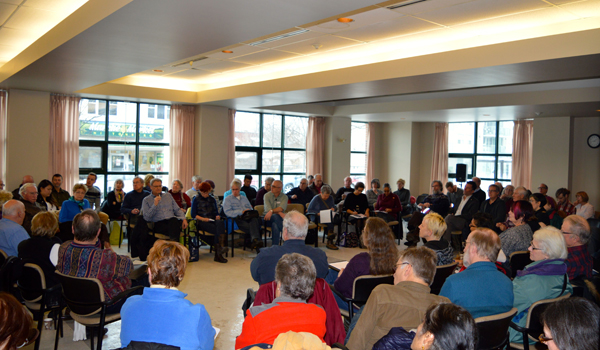 It was standing room only at the Jan.17 Kitchissippi forum. The first hosted by Coun. Jeff Leiper.