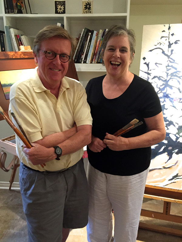 Organizers Barbara Zuchowicz and David W. Jones are getting ready for the 20th anniversary of the West End Studio Tour. Photo by Andrea Tomkins