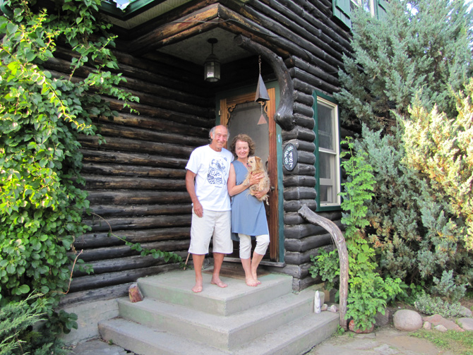 Max Finklestein and Connie Downes at their home at 487 Edison Avenue. In its 75-year history, they are the home’s third owners. Photo by Shaun Markey