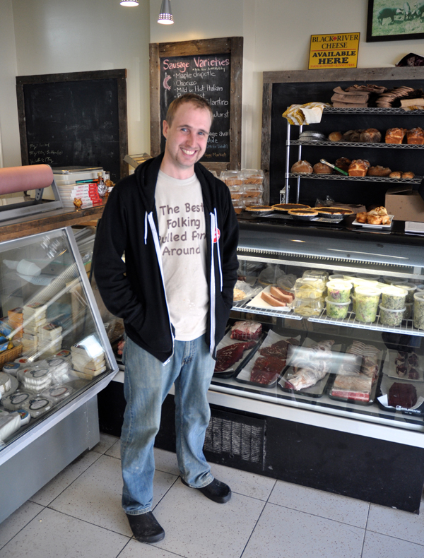  Dave Neil, co-owner of Westboro’s Piggy Market, is more than ready to renovate. Photo by Andrea Tomkins