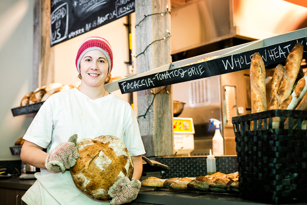 Bread By Us is a new small batch bakery and espresso bar owned and operatedby master baker Jessica Carpinone. Photo by Ted Simpson.