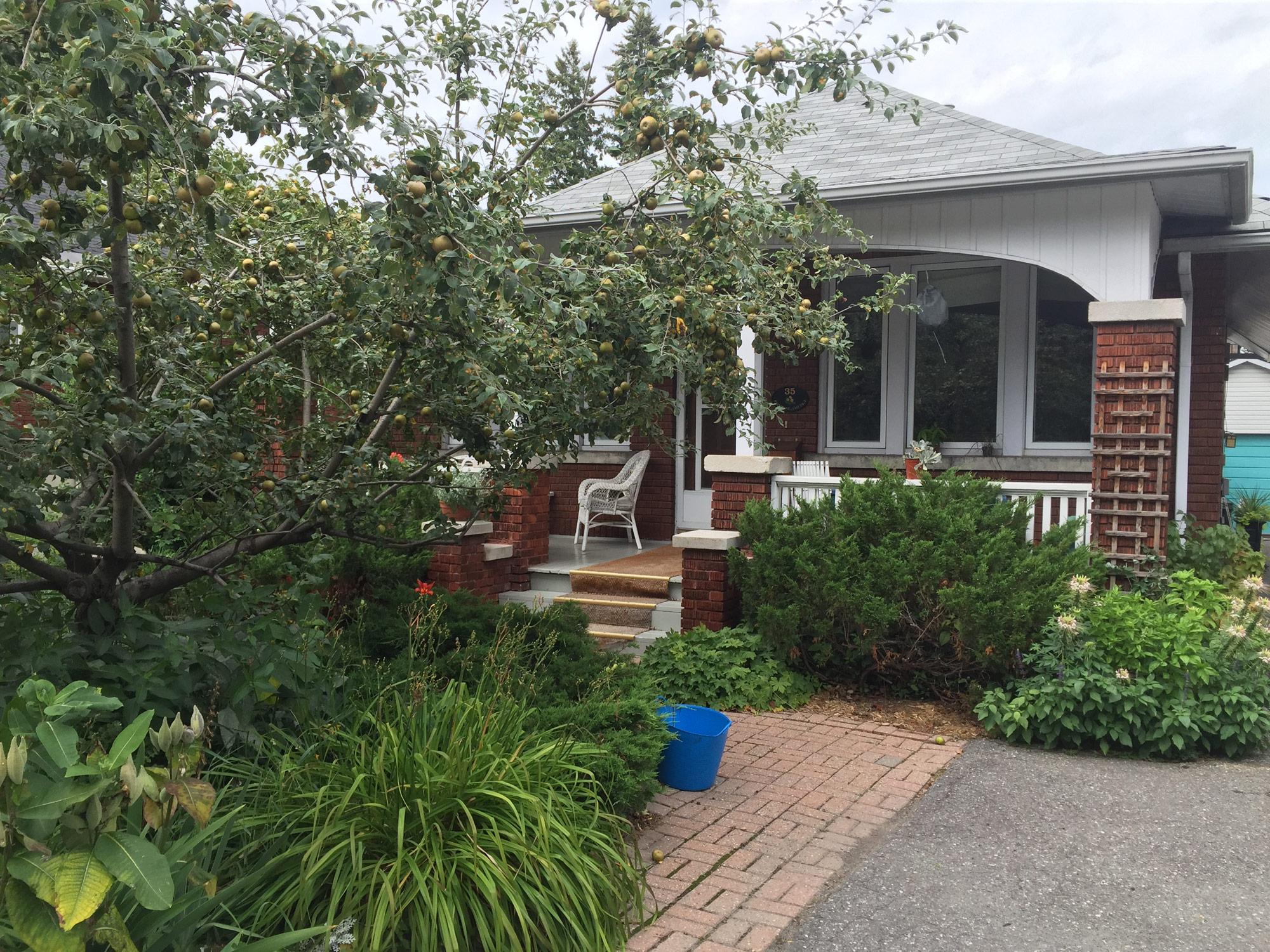 This is the home of local artist Barbara Zuchowicz, one of the artists on the West End Studio Tour. It seems ordinary from the outside, doesn’t it? But what happens in the basement is kind of magical. Photo by Andrea Tomkins