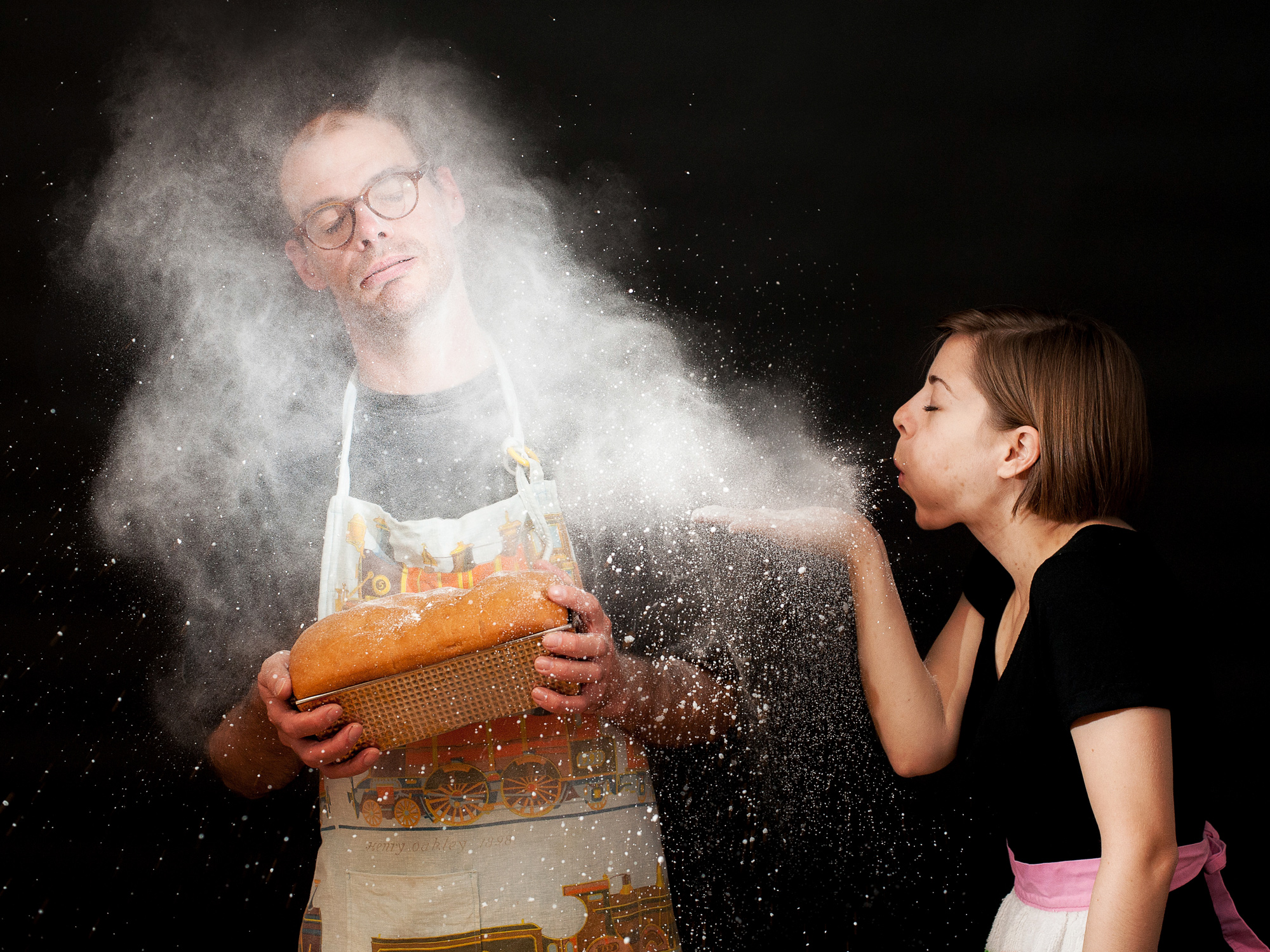 Geoff McBride and Karen Balcome of THUNK!theatre. Photo by Andrew Alexander Photography