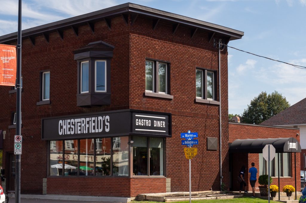 The exterior of Chesterfields