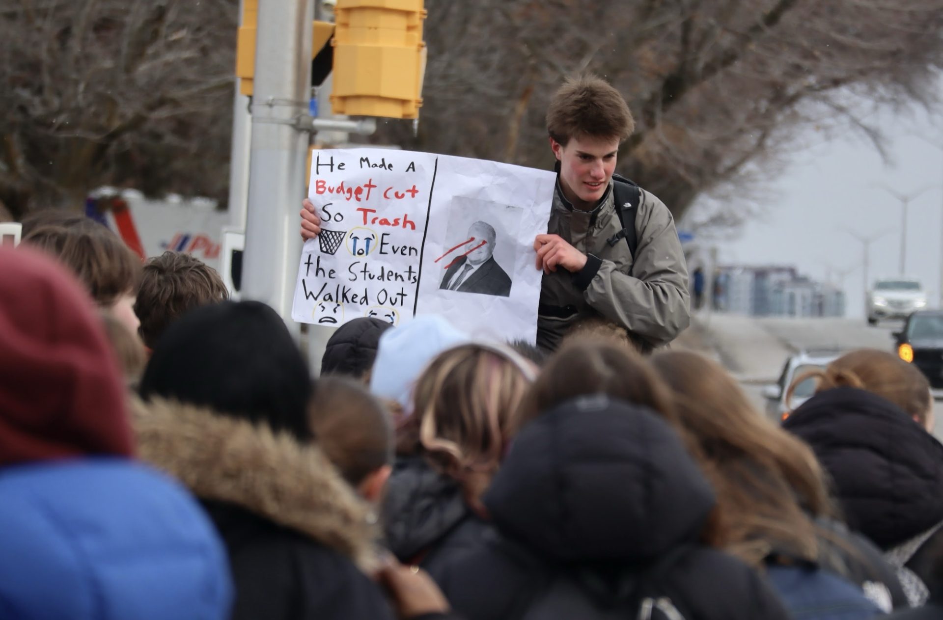 Nepean High School students stage walk out over OSAP cuts